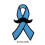 Blue Ribbon Beard Enamel Pin Lapel Pins for Backpack Men's 3