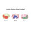 Caged Mice Wire Cage Rolling Toy with Plush Mice Cat Interactive 7