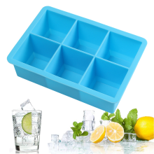 Bandeja grande para cubitos de hielo para cócteles, bandeja versátil de silicona reutilizable sin BPA, perfecta para whisky, café y otras bebidas.
