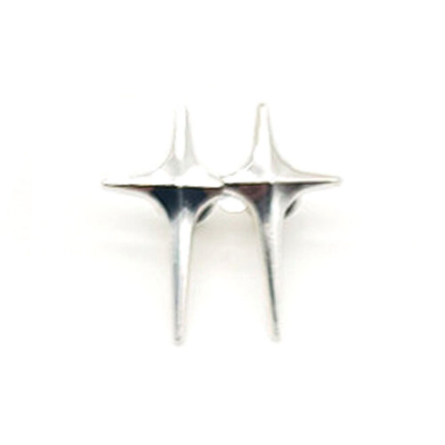 Jean Button Clasps Adjustable Waist Buckle Extender-Silver