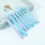 Silicone Stir Stick Stirring Rods Epoxy-Purple combination 6