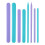 Silicone Stir Stick Stirring Rods Epoxy-Purple combination 2