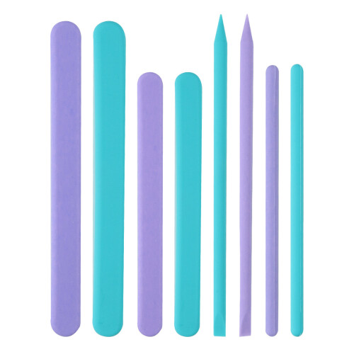 Silicone Stir Stick Stirring Rods Epoxy-Purple combination 1