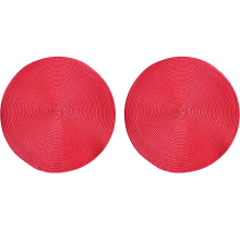 Verfijnde tafeloplossingen, hittebestendige, wasbare placemats van polypropyleen, prachtig design voor elke gelegenheid (set van 2)