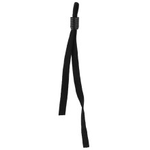 200 Stück Verstellbare PVC-Dehnbänder Schwarz Zylindrisches Nähgurtband