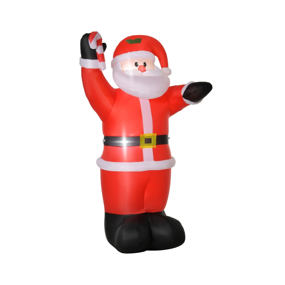 Inflatable Santa Claus Christmas Yard Display - Air Blown Holiday Decoration with Bright Lights Durable Material and Easy Setup-image-OPC-PMYYHCS-NEW