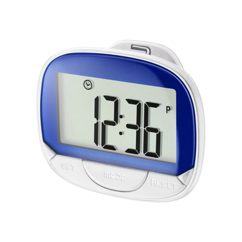 Podomètre ABS avec plusieurs modes de données, compteur de-Bleu