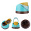 Bouchon de bouteille en plastique durable,-Bleu et jaune 1