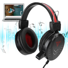 USB Wired A1 3.5MM Gaming Headphone with LED & Over Ear Comfort