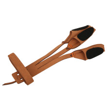 Archery Recurved Bow Three Fingers Glove Protective Gear Brown
