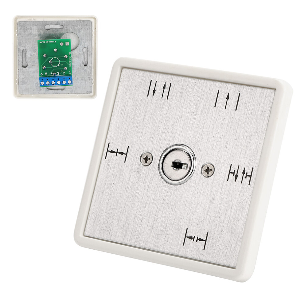 Automatic Sliding Door Key Switch 5 Functions 2 Keys Included 8741361299222