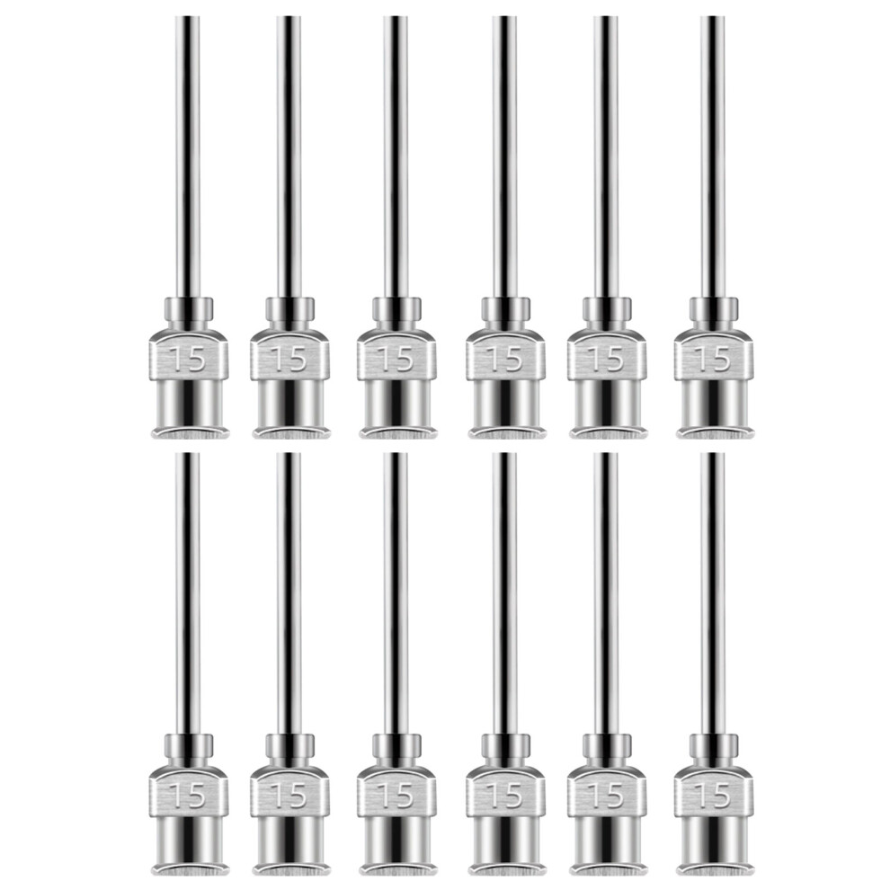 12Pcs 38Mm Dispensing Needle Featuring Smooth Flows And-15G 7695000281639