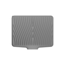 Nonslip Base Silicone Slope Mats For Efficient Dish Drying-Gray