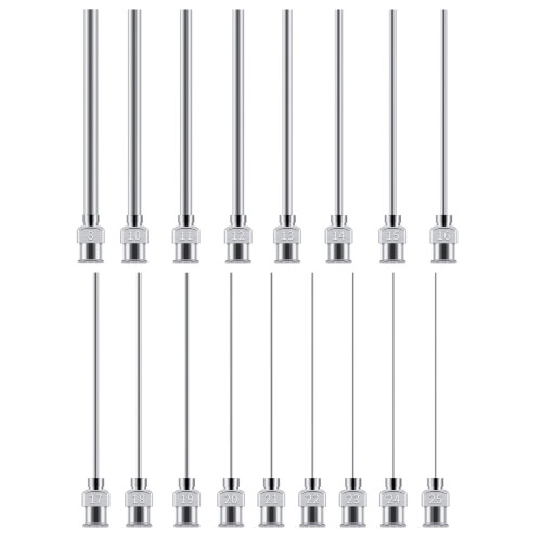 Pack of 12 Dispensing Needle Adhesive Application Tips-17G 1