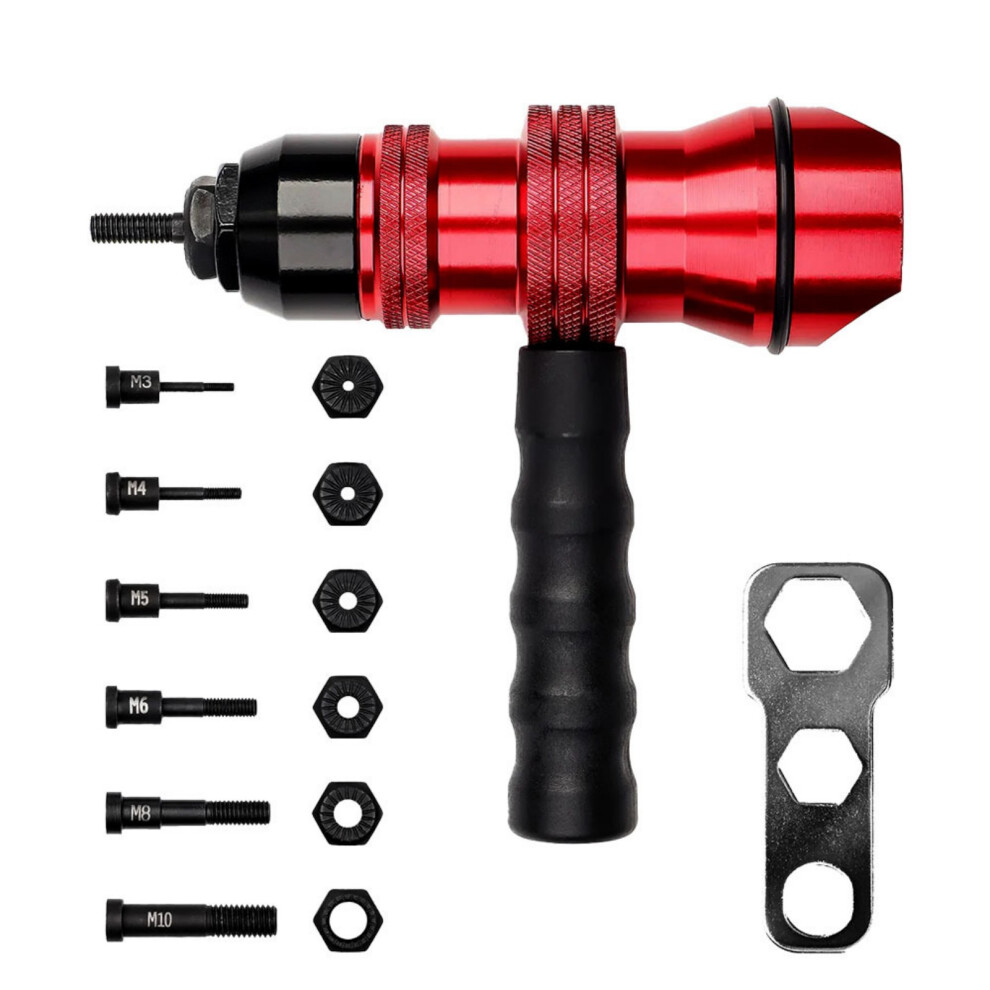 Rivet Guns Adapter For Electric Nut Guns Quick Install Feature 7695000282179