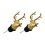 2Pcs Elegant Deer Head Wine Pourer with Leak Proof Stopper-Gold 1