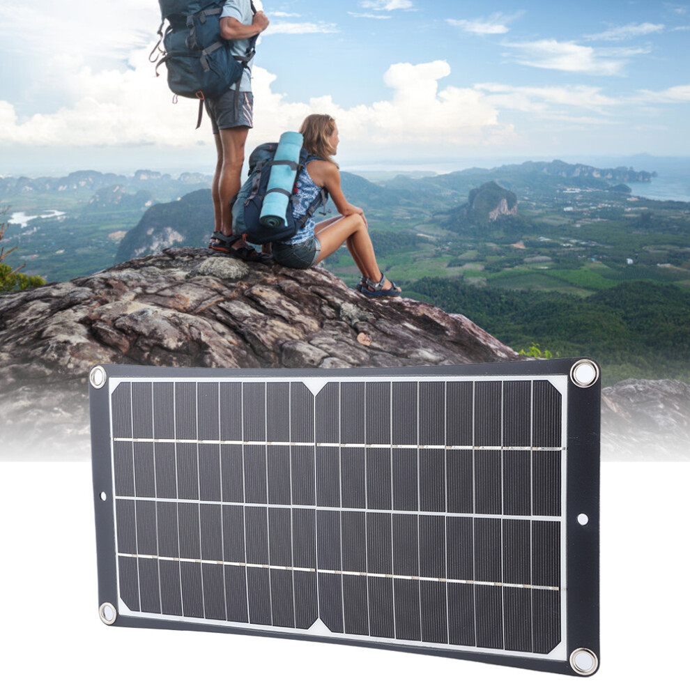 Durable 20W Solar Panel 5V Usb Charger For Camping And Travel 7691361301788