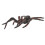 Simulation Insect Model Halloween Decoration Eco-Friendly PVC, Size Shown 12