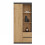 Topeshop RS-80 BILY ANTHRACITE/OAK ARTISAN office bookcase 1