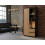 Topeshop RS-80 BILY ANTHRACITE/OAK ARTISAN office bookcase 4