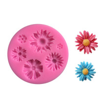 Múnla Silicone Grád Bia le haghaidh Fondant Bláthanna agus Seacláidí Tacar Bácála Ilúsáide Sábháilte le húsáid i Miasniteoir Ábhar