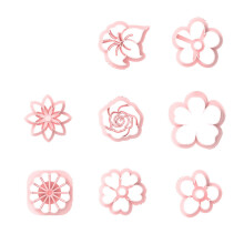 Flower Design Polymer Clay Molds Set Plastic Earring Crafting