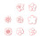 Flower Design Polymer Clay Molds Set Plastic Earring Crafting 1
