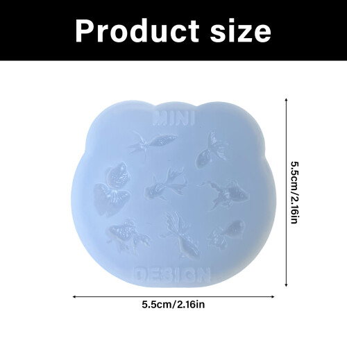Flexible Silicone Mould Home Accessory for Decorative Goldfish 2