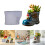 Multi Purpose Boot Shape Silicone Planter Mold For DIY Resin 2