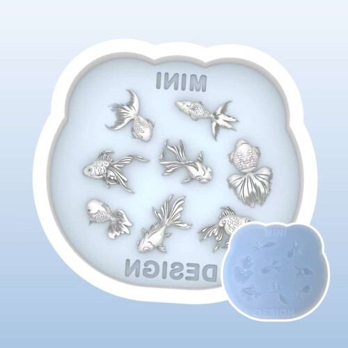 Flexible Silicone Mould Home Accessory for Decorative Goldfish 1