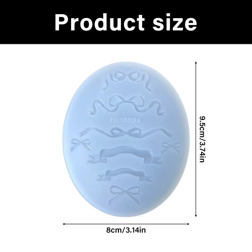 Artistics Bowknot Silicone Casting Mould for Keychains 2