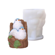 Heat Resistant Silicone Craft Mould for Candle Soaps Stump