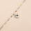 Two Tone Dimensional Heart Necklace Stackable Modern Jewelry 4