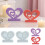 Creative Hollowed Heart Mold Multipurpose Silicone Tool For 2