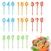 Safe And Reliable Cake Dessert Fruit Forks Made With ABS Food Fruit