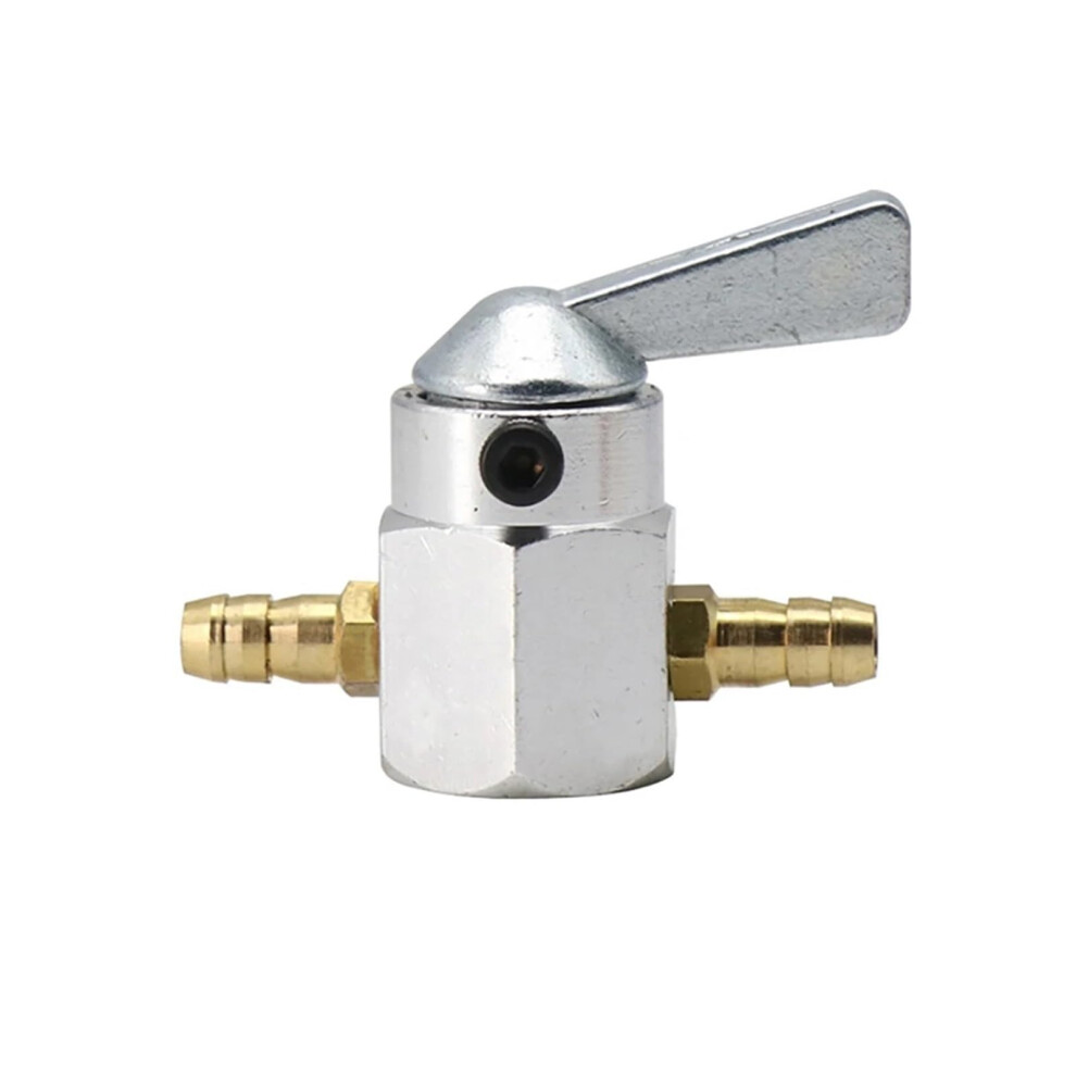 Motorcycle Fuel Petcock For Atv Accessories Universal Motorcycle Modified On-Off Petcock Fuel Switch Inline 6Mm 8Mm Motorcycle Fuel Pump( 6Mm) Silver 9067246726560