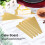 300pcs Gold Triangular Cake Boards 118x78mm Dessert Display Trays 3