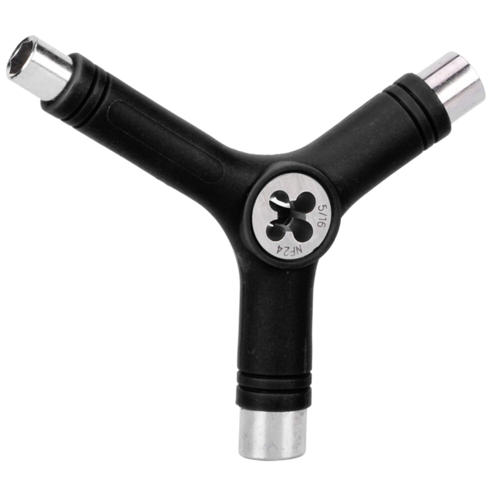 Alloy Steel Y Shape Wrench 5 Functions for Skateboard Fixing Black Finish-image-OPC-PMYZRZ7-NEW