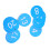 Blue Numbered Tag Labels 1‑20 Pack for Livestock Management Beekeeping 7
