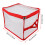 Transparent Christmas Light Storage Bag - Collapsible & Convenient 2