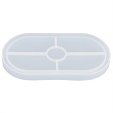 Múnla Tráidire Roisín Ubhchruthach, Múnla Réitigh Roisín Silicone le haghaidh Déanamh Ceardaíochta Eapocsa, Múnla Tráidire Roisín DIY le