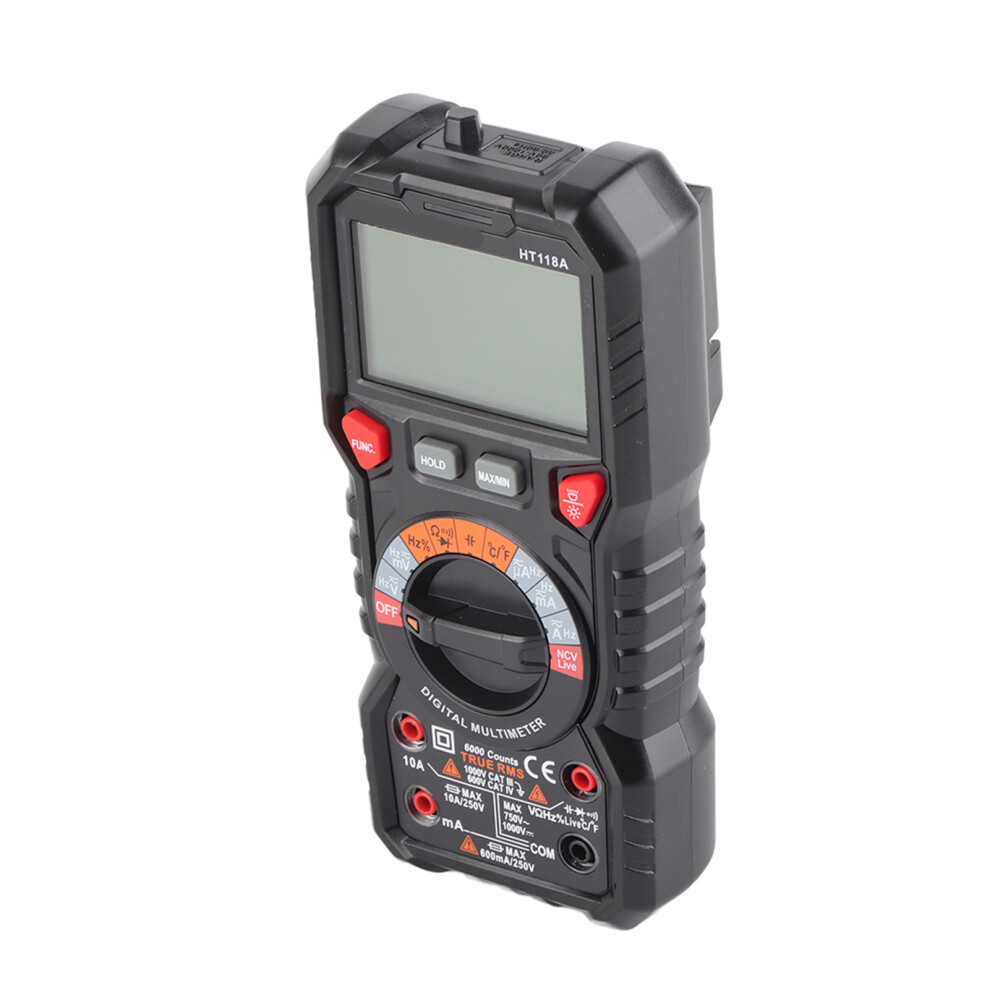 Ht118a Auto-Range Multimeter 6000 Count For Precise True Rms Readings 7891361331314