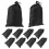 Black Polyester Drawstring Bag: Durable Skipping Rope Storage Pouch 13