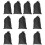 Black Polyester Drawstring Bag: Durable Skipping Rope Storage Pouch 2