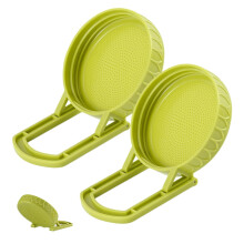 Germination Jar Lid | Germination Attachment for Wide Mouth Germination Lid with Holder for Beans, Alfalfa, Broccoli