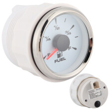 2in 190Ω Fuel Level Gauge Digital Display 8-Color Backlight for Car Boat