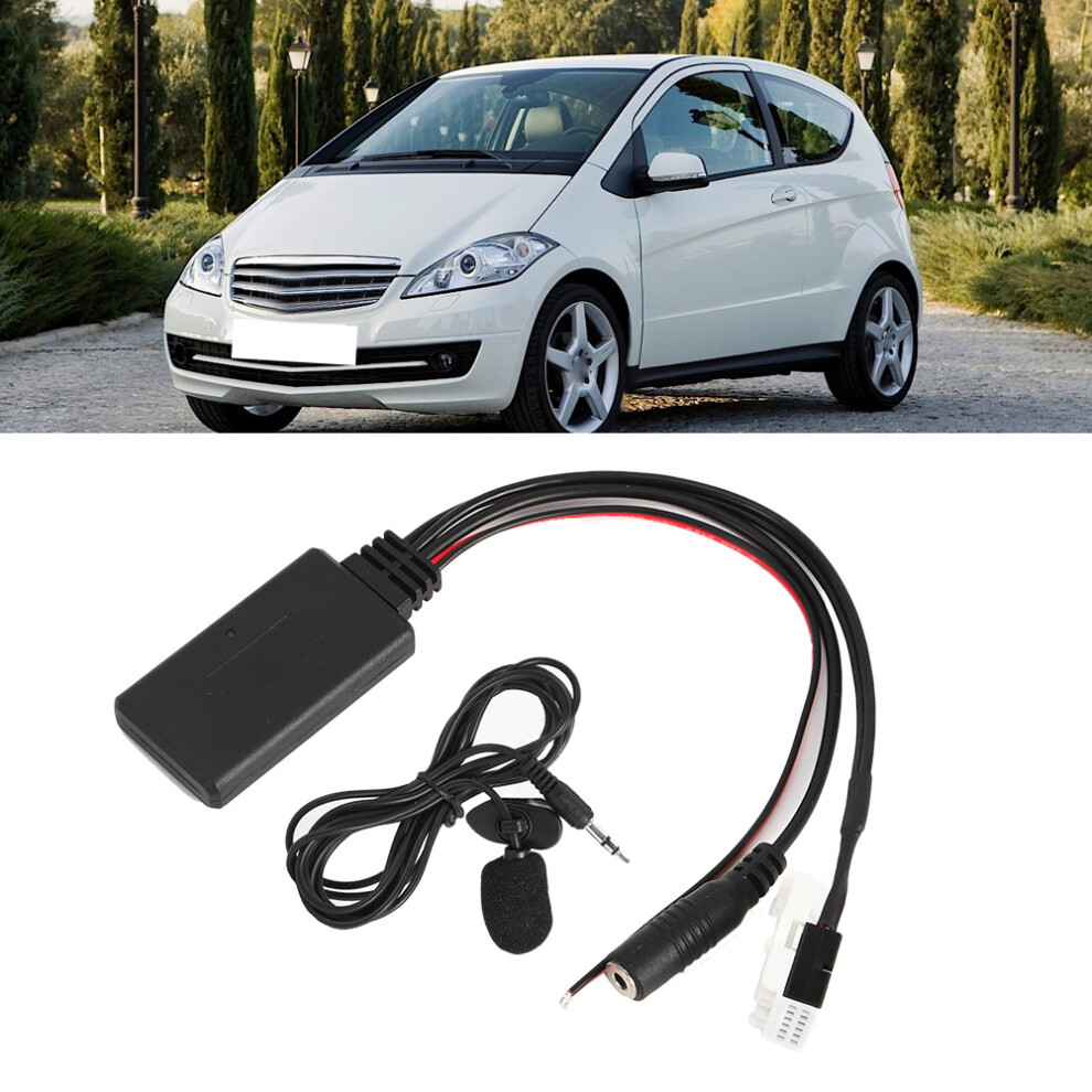 Car Bluetooth Mp3 Cable Adapter With Microphone For Mercedes W169 W221 W245 9441361339285
