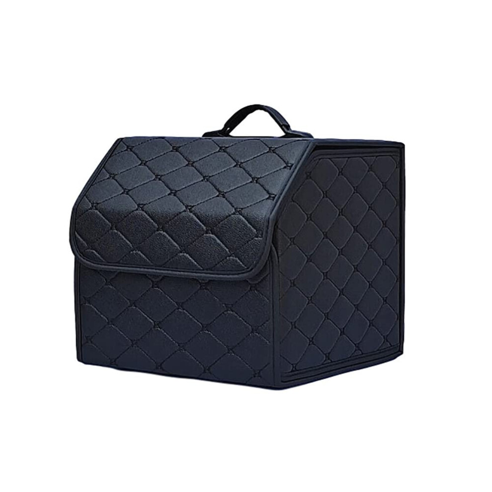 Car Boot Leather Organizers Storage Box For Bmw X7 G07 X7m 40I 40D M50i Auto Folding Container Organization Accessories,S-A- S A- Black 9105992089529