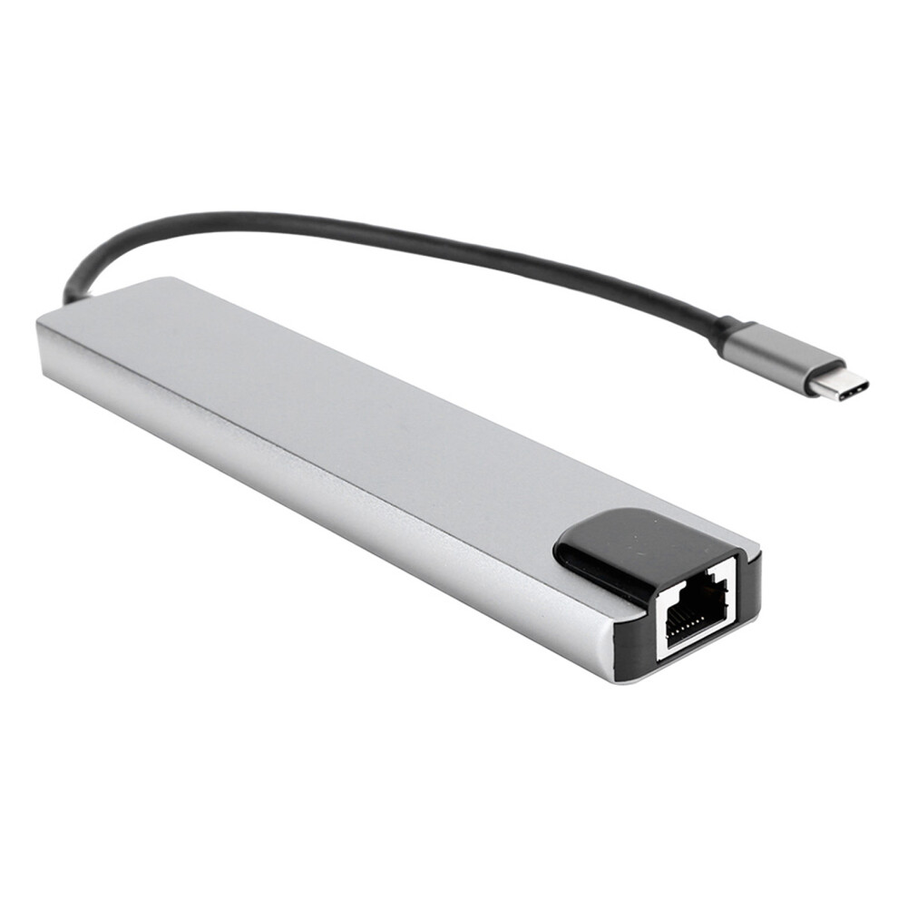 Type-C 8In1 Multi-Function Docking Station With 4K Hdmi & Fast Charge 7691361343818
