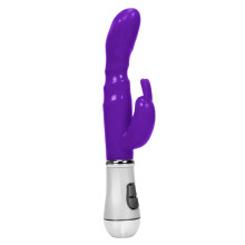 Vibrator 12 Speed Strong Rabbit Vibrator, Clitoris G-spot Vibrator, Sex Toys for Women Masturbator Sex Toys Purple